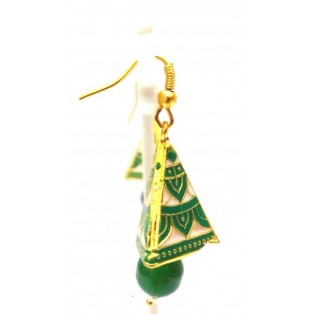 Meenakari Minakari Enamel Jhumka Jhumki Handmade Earring Jewelry Chandelier A129